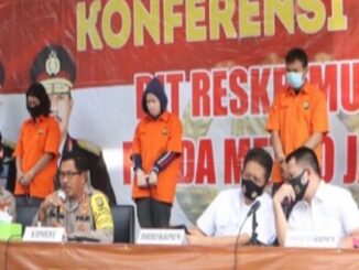 Kapolda Metro Jaya Irjen Pol. Drs. Nana Sudjana AS, M.M., mengatakan dalam konferensi pers