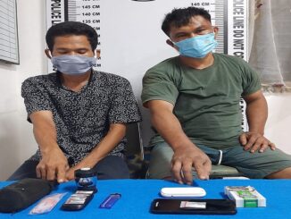 DEDI (47) dan Adha Tanjung (42) di ringkus Tim Opsnal Satres Narkoba Polres Pematang Siantar