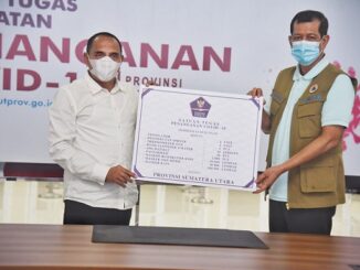 Doni Manardo Bersama Gubernur Sumatera Utara (Sumut) Edy Rahmayadi , Medan, Jumat (25/9)