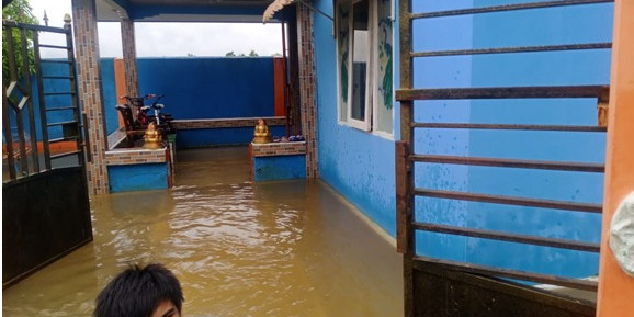 Foto : Banjir di 4 kecamatan di Kabupaten Nunukan (BPBD Kab. Nunukan)