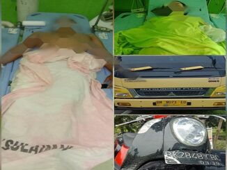 Kecelakaan lalulintas di Jalan Lintas Medan -Tebing Tinggi tepatnya Dsn. I Desa Liberia, Kec. Teluk Mengkudu, Kab. Serdang Bedagai, Jumat (11/9/2020) sekira pukul 16.00 WIB.