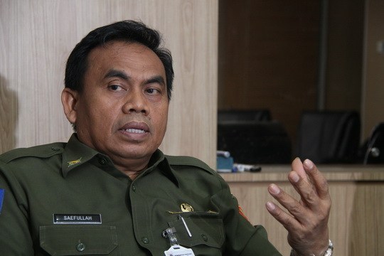 Sekretaris Daerah Provinsi DKI Jakarta Dr. H. Saefullah, S.Pd., M.Pd