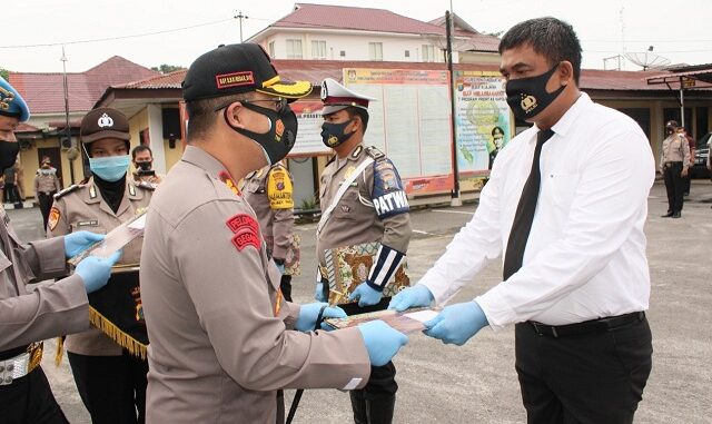 Lapangan Apel Polres Pematang Siantar, Kamis (01/10/2020)