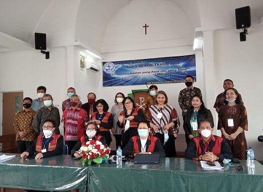 Persekutuan Gereja-gereja Se-Indonesia (PGI_S) Kota Depok kembali melaksanakan sidang tahunan yang di selenggarakan di GKPI Kota Depok , Sabtu (3/10/2020)