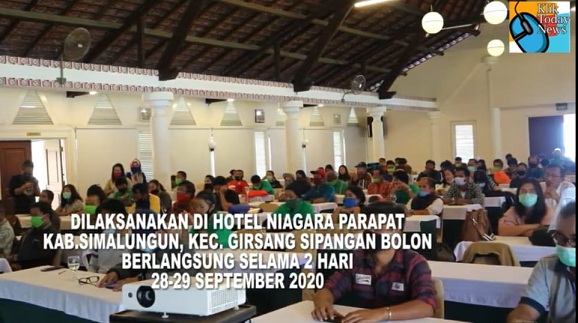 Pelatihan Dan Sertifikasi Sumber Daya Manusia Pariwisata Zona Dataran Tinggi di Hotel Niagara Parapat tanggal 28-30 September 2020