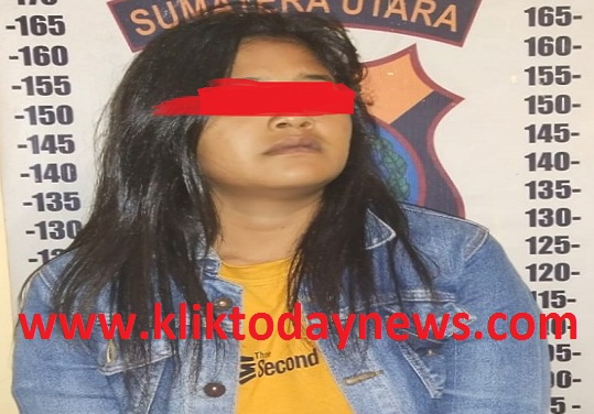 Leni (21) di ringkus Tim Opsnal Unit Reskrim Polsek Siantar Martoba, Kamis (19/11/2020) sekira pukul 18.00 WIB