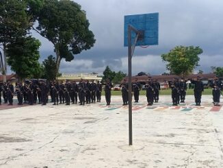 Polres Simalungun Terima Penambahan Personil BKO Brimob Batalyon-B Poldasu, Minggu (06/12/2020)