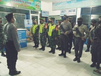 POLRES Simalungun bersama Kodim 0207/Simalungun menggelar Patroli Skala Besar Sabtu (05/12/2020)