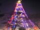 Pohon Natal di Jalan Gereja Kota Pematangsiantar