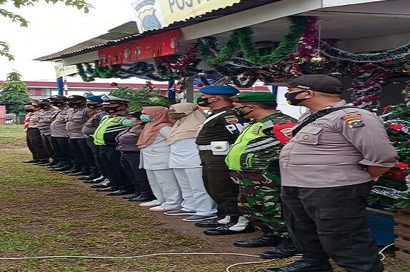 Pos Pam Ops Lilin Toba 2020 di Sinaksak Tapian Dolok,