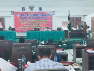 DPRD Toba Gelar Sidang Paripurna