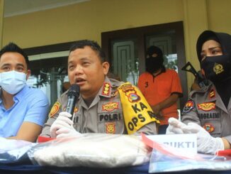 Kapolresta Mataram, Kombes Pol Heri Wahyudi saat press release, Kamis (21/01/2021).