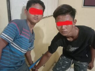 Dua anak baru Gede (ABG), RIH alias Riski (16) bersama AI alias Basir(20)