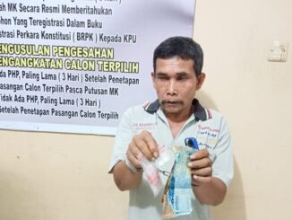 Mahrup (51) tak berkutik saat digrebek Unit Reskrim Polsek Dolok Masihul di rumahnya, di Dusun II, Desa Tanjung Harap Kec.Serba Jadi Kab. Serdang Bedagai, Rabu, (6/1/202) sekira pukul 18.00 WIB.