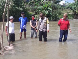 Temuan sesosok mayat dialiran sungai Aek Situmandi Dusun III Desa Siraja Hutagalung Kecamatan Siatas Barita Tapanuli Utara, Minggu (24/01/2021) sekira pukul 10.30 WIB