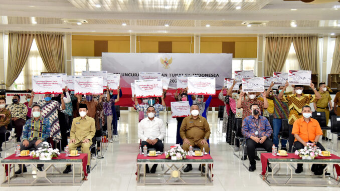 Gubernur Sumatera Utara (Sumut) Edy Rahmayadi menghadiri secara virtual Peluncuran Bantuan Tunai se-Indonesia Tahun 2021 oleh Presiden RI Joko Widodo (Jokowi), Senin (4/1).