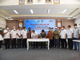 PTPN IV Serahkan Bantuan CSR Kepada Pemkab Batu Bara, Rabu (03/02/2021).