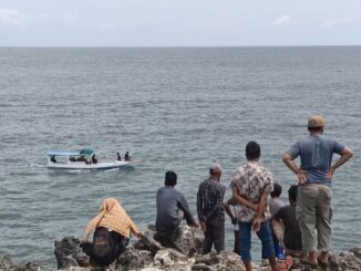 Diketahui menghilang diperairan laut Sangiang So Tewo atau radius sekitar 300 meter sebelah timur pemukiman penduduk Desa Sangiang.