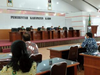 Ket foto ; Sekretaris Daerah Kabupaten Karo Drs. Kamperas Terkelin Purba, M.Si secara resmi membuka pelaksanaan Musyawarah Perencanaan Pembangunan foto terkelinbukit.