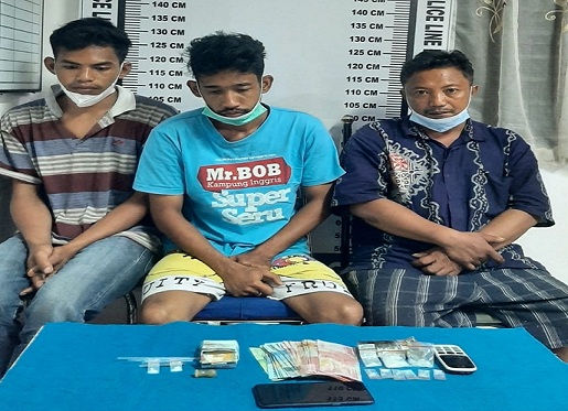 Dua Anak Kost dan 1 di Duga Pengedar Sabu di Ringkus Polres Siantar