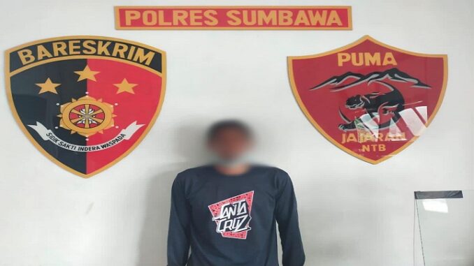 Tim Puma Polres Sumbawa Amankan ZN Terduga Pelaku Anirat