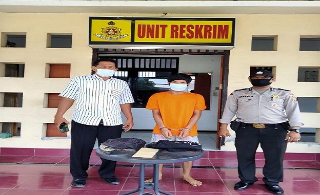 Polsek Cakranegara menangkap pria berinisial IK (28 tahun)