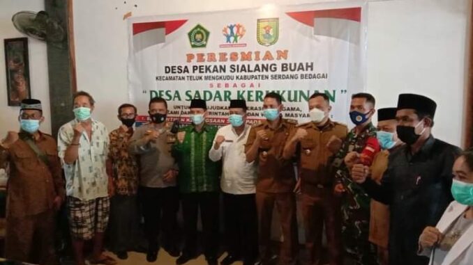 Majelis Ulama Indonesia (MUI) Kecamatan Teluk Mengkudu Kabupaten Serdang Bedagai Deklarasi pernyataan sikap terkait pengeboman di Makasar, Selasa 30/03/2021 Pukul 11.00 WIB.