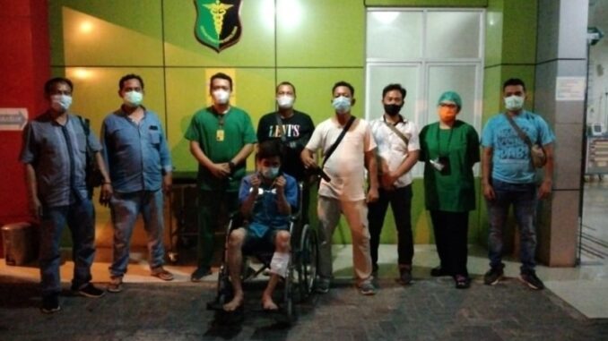 Tersangka yang berhasil ditangkap berinisial M (39)