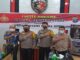 Kapolda Sumut IRJEN Pol RZ Panca Putra Simanjuntak saat Coffee Morning bersama Kadinkes Sumut, Kepala BPBD, serta PJU Poldasu di Mapolda Sumut, Sabtu (20/3).