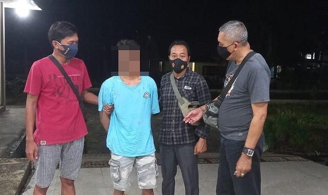 penangkapan tersangka AA (31), warga Dusun Prantap, Kecamatan Kopang