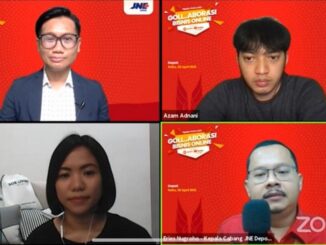 JNE bersama dengan MarkPlus, Inc. menggelar webinar JNE Ngajak Online 2021 – Goll…Aborasi Bisnis Online Kota Depok