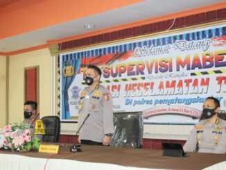 Polres Pematangsiantar Terima Kunjungan Tim Supervisi Mabes Polri "Ops Keselamatan Toba 2021"