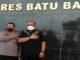 Kiri : Kapolres Batu Bara AKBP Ikhwan Lubis, SH. MH , Kanan : Komisi II DPR RI yang di wakili Dr. Junimart Girsang, SH. M.B.A, MH.