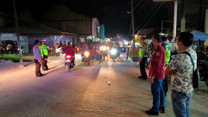 Polres Batu Bara Standby melaksanakan Patroli Malam, Kamis (13/5/2021),